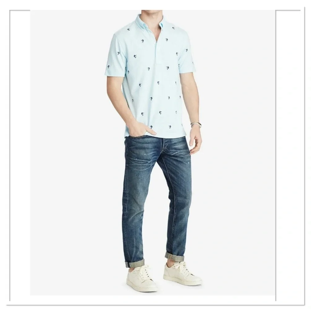 Ralph Lauren Men’s Hampton Embroidered Classic Shirt XLT